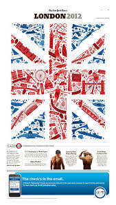 New York Times 2012 Summer Olympics Preview Cover Newspaper Design Editorial Design Media Design