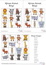 Animal Printable Bingo Cards For Kids African Animal Bingo Cards African Animals African Animals Activities Animal Printables