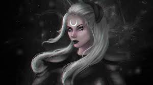 The 20 best anime girls characters with white hair this list mixture of cute badass overpower and beautiful anime female character. Fantasy Girl League Of Legends White Hair Woman Wallpaper 1920x1080 1198061 Wallpaperup