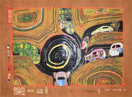 See more ideas about hundertwasser, friedensreich hundertwasser, hundertwasser art. Crusade Of The Crossroaders Kreisverkehr Der Strassengekre By Friedensreich Hundertwasser Buy Art Online Artprice