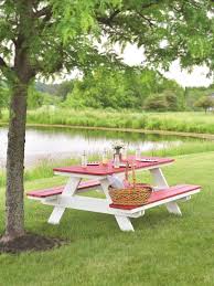 Berlin Gardens Recycled Plastic 72 W X 58 D Rectangular Picnic Table With Umbrella Hole Prpt2872 In 2020 Picnic Table Makeover Painted Picnic Tables Outdoor Picnic Tables