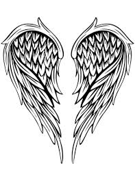 Angel Wings Tattoo Coloring Page From Arts Culture Category Select From 29377 Printable Crafts Of Carto Tattoo Coloring Book Angel Wings Tattoo Wings Tattoo