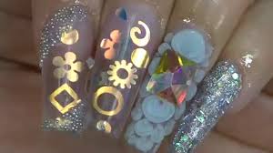 Coffin nails are always popular in winter time and they are so perfect for any occasion but they are so suitable for holiday season. How To Winter Coffin Nails And 3d Art Youtube