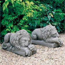 Melden sie sich einfach an und schon sind sie rund um den garten immer bestens informiert! Statue Turwachter Lowe Schlafend 2er Set Englischer Antik Steinguss Ardeon De Garten Figuren Tierfiguren Wildtiere Lowen Art Nr 12578