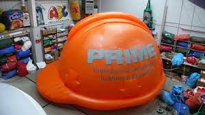 Giant Inflatables Of All Shapes And Sizes Outdooradvertising Hard Hat Giant Inflatable Inflatable