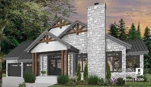 Maisons lelièvre conçoit le plan de votre maison avec garage intégré afin de vous épargner la corvée des portes à ouvrir et fermer lorsque vos bras sont occupés. Plan De Plain Pied Et 1 Etage Avec Garage Dessins Drummond