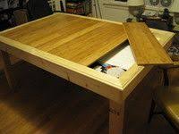 I Built A Gaming Table Gaming Table Diy Puzzle Table Board Game Table
