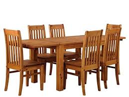 B R A S I L Mobel Brazilfurniture Dining Table Set For Six Rio Pine With 6x Chair Honey Solid Wood 2x Extensions Included Extende Dining Table Table Dining
