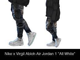 Saucedshop jordan shoe pack 2 saucemiked saucedshop high poly ya am only inspired by irl shoes downloa sims 4 cc shoes sims 4 men clothing sims 4. Streetwear For Sims 4 Hypesim Nike X Virgil Abloh Air Jordan 1 All