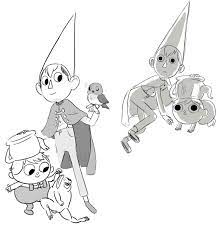 I fell in love with over the garden wall after watching the first episode of the cartoon. Art Of Over The Garden Wall