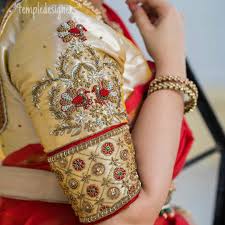 Pin By Sarvamangala Gowda On Embroidery N Aari Work In 2020 Saree With Belt Maggam Work Blouse Designs Fashion Blouse Design
