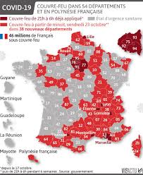Votre abonnement n'a pas pu être pris en compte. Carte Coronavirus 38 Departements Sont Soumis A Leur Tour A Un Couvre Feu