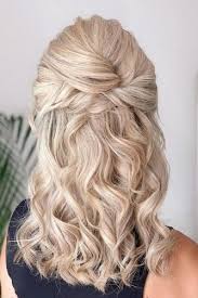 Leaving a few sprays on your hair is quite important to maintain the straightness, shininess and loveliness all throughout the wedding. Mother Of The Bride Half Up Half Down Novocom Top