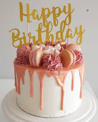 Happy Birthday Rose Gold Cake Another View Of This Rose Gold Birthday Number Cakesofinstagram Cake Butter With Images Birthday Cake Decorating Ocean Cakes Birthday Cake Kids