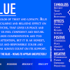 Vitalizing the senses, this color encourages adventure and discovery. 3