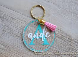 Name Keychain Monogram Acrylic Keychain Luggage Tag Gym Bag Tag Backpack Tag Personalized Keychain In 2020 Monogram Keychain Keychain Acrylic Keychains