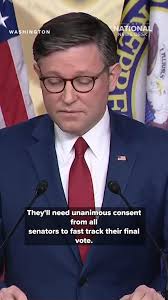 House Speaker Mike Johnson told Representatives to return to Washington  after the Senate passed the first steps to end the government shutdown. ,  Full story linked in the comments. , #mikejohnson ...