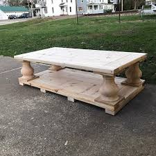 Farmhouse dining table there are in x legs kitchen island overhang kitchen peninsula kitchen island overhang kitchen. Pair Unfinished Monastery Console Table Legs Set Of 2 Turned Etsy Coffee Table Farmhouse Farmhouse Table Legs Coffee Table Legs