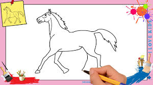 Soyez patient, le résultat en vaut la pei. Dessin Cheval 3 Facile Comment Dessiner Un Cheval Facilement Etape Par Etape Youtube