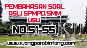 Check spelling or type a new query. Pembahasan Soal Asli Spmpd Smm Usu Persiapan Smm Spmpd Usu 2021 Matematika Dasar No 51 55 Youtube