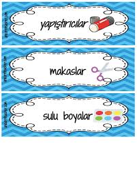 Malzeme Etiketleri Unicorn Teacher Sinif Duzeni Sinif Idaresi Sinif