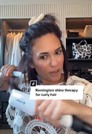 Transform Curly Hair with Remington Shine Therapy