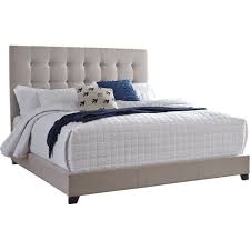 Aspen vertical tufted modern platform bed. Dolante Upholstered Bed Ashley Homestore Canada