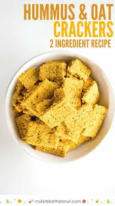 Hummus Oat Crackers Easy Healthy Homemade Savoury Vegan Cracker Recipe Using 2 Ingredients Crackers Vegan 2ingredientr Snacks Homemade Snacks Savory Snacks