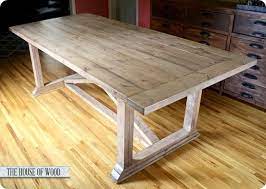 Our custom wood dining tables can be made in a number of sizes. Rustic Yet Refined X Dining Room Table Knockoffdecor Com Diy Dining Table Diy Dining Diy Dining Room Table