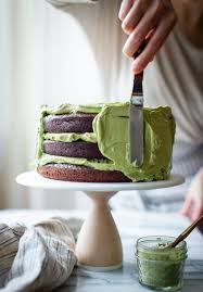 Gluten Free Chocolate Zucchini Cake Matcha Frosting Recipe Matcha Cake Matcha Frosting Desserts