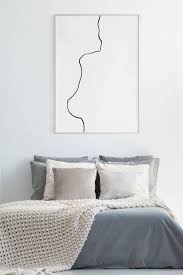 Womans Body Silhouette Wall Art Line Drawing Printable Wall Art By Lineprintable Minimalist Sophisticate Wall Decor Printables Bedroom Colors Bedroom Wall
