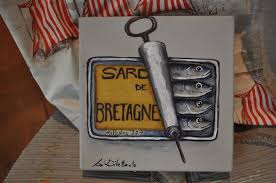 Boite De Sardines La Dilettante Atelier Boite De Sardine Sardines Peinture Naive