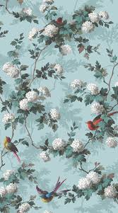 Heritage Bird Print By The Vintage Collection Duck Egg Wallpaper Wallpaper Direct Bird Wallpaper Floral Wallpaper Wallpapers Vintage