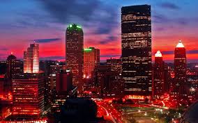 Ciudad city noche night building edificios id 3183. Fondo De Luces Rojas De La Ciudad Fondos De Pantalla De Paisajes Nocturnos 1920x1200 Wallpapertip