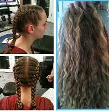 Turn your bowl cut into this interesting look. Wet Your Hair At Night Put It Up Into Pigtail French Braids Then Sleep In Them Pretty Hair Styles Up Hairstyles Hair Updos