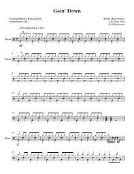 Three Days Grace Goin Down Three Days Grace Drums Sheet Three Days