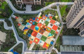 Pixeland In Sichuan China By 100architects Shanghai The Outdoor Hospitality Space Made Parking Design Landscape Architecture Design Playgrounds Architecture