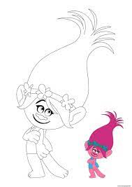 Puppy coloring page from anastasia category. Princess Poppy Coloring Pages Printable