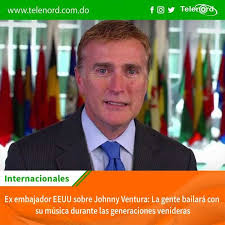 Este sábado el país dio el último adiós al ícono del merengue Johnny  Ventura Santo Domingo, RD.- El exembajador de Estados Unidos en República  Dominicana, James Wally Brewster, reaccionó este sábado a