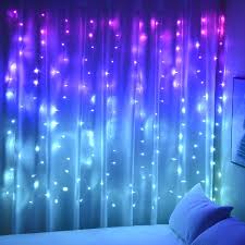 See more ideas about pink, aesthetic, pink aesthetic. Amazon Com Curtain Lights Pink Blue Purple Fairy Lights For Bedroom Wall Hanging Christmas Lights Twinkly For Teen Girls Unicorn Mermaid Under The Sea Ocean Nautical Beach Themed Room Decor Purple Blue Ombre