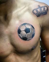 Ball Football Tattoo Tatuaje Balon De Futbol Tatuajes Futbol Tatuajes De Softbol