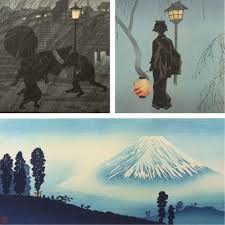 Takahashi Shotei 1871 1945 Mount Fuji Seen From Mizukubu