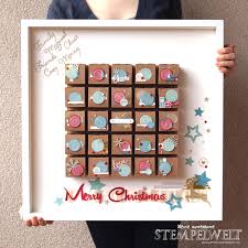 Adventskalender Im Ribba Rahmen Christmas Box Frames Advent Calenders Scrapbook Box