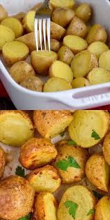 Roasted Baby Potatoes In 2020 Baby Potato Recipes Potato Recipes Side Dishes Golden Potato Recipes