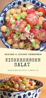 kichererbsensalat mit tomaten und feta rezept kichererbsensalat kichererbsen salat kalorienarm kochen