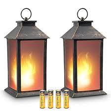13 Vintage Style Decorative Lantern Flickering Flame Effect Led Tabletop Lantern Black 4 Outdoor Hanging Lanterns Lantern Candle Decor Outdoor Candle Lanterns