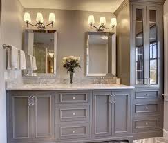 Some fresh master bathroom ideas can give your home the uplift that it might need and raise your spirits too! Love The Gray Master Bathroom Vanity Bathroom Remodel Master Small Master Bathroom