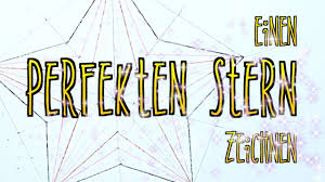 Dem radius von 75 cm. Einen Perfekten Stern Zeichnen Stern Mit 5 Spitzen Geometrisch Genau Youtube