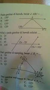 We did not find results for: Nilai X Pada Gambar Dibawah Adalah A 25 B 35 C 45 D 135 Tlg Disertakan Jalan Dan Penjelasan Agar Brainly Co Id