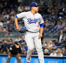 File:Dodgers starter Julio Urias delivers a pitch in the first inning.  (29039362734).jpg - Wikipedia